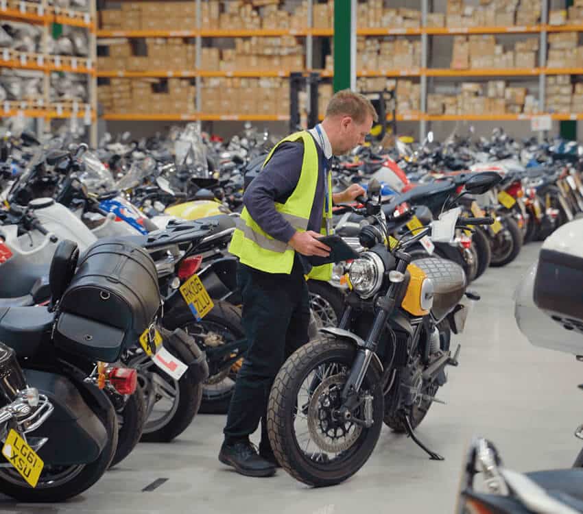 Inside Motorbike Showroom